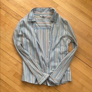 Abercrombie & Fitch Multicolor Striped Button Down Shirt